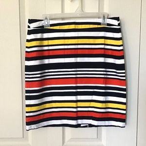 Banana Republic Striped Skirt Size 10